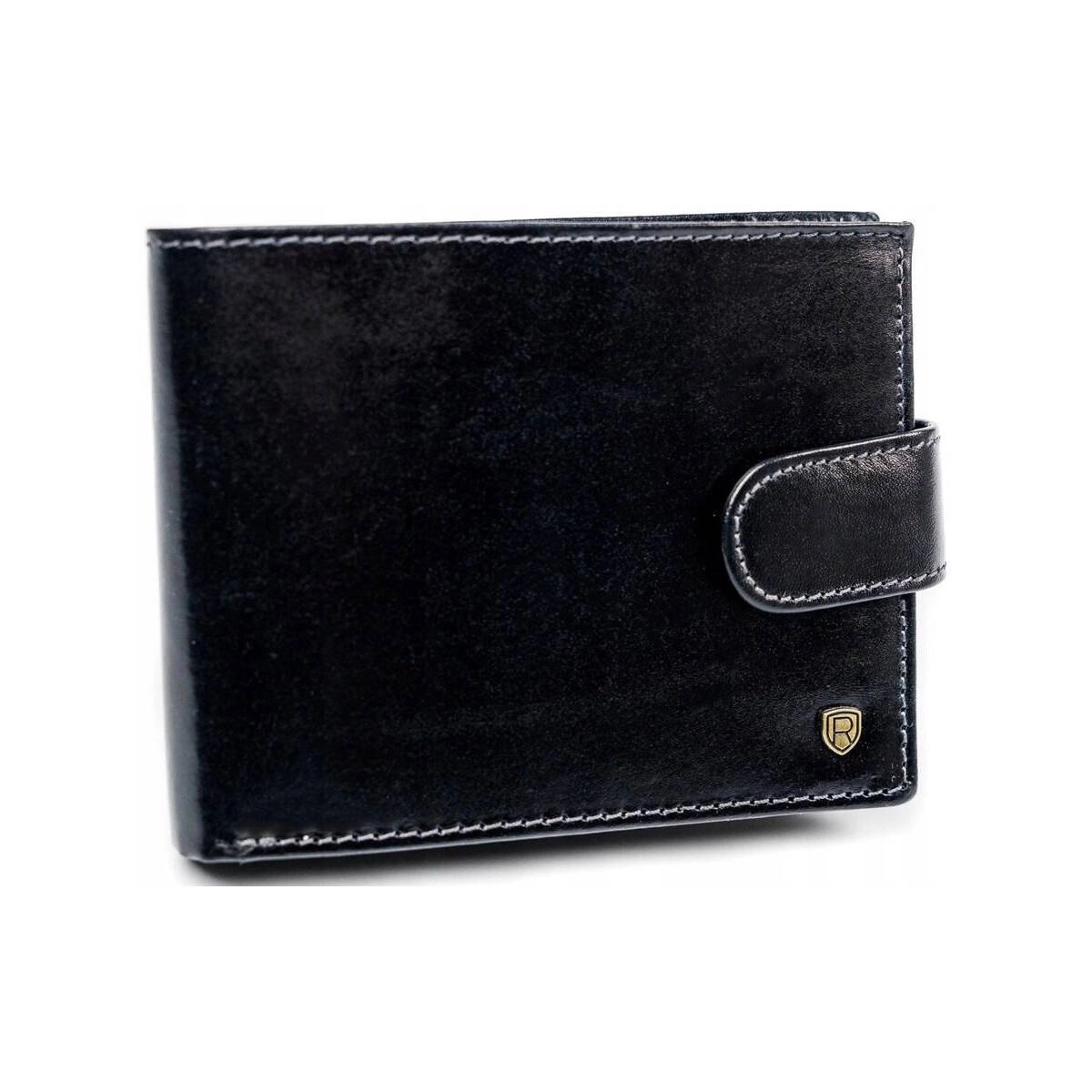 Rovicky  Pánská kožená peněženka Takao černá  Černá