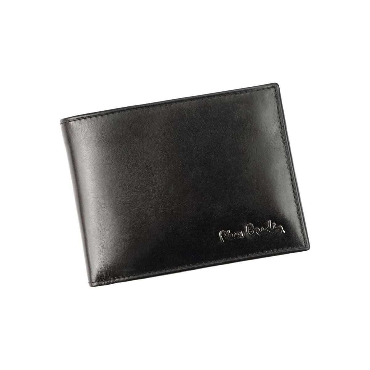 Cedar  Pánská kožená peněženka Gesashi černá  Černá