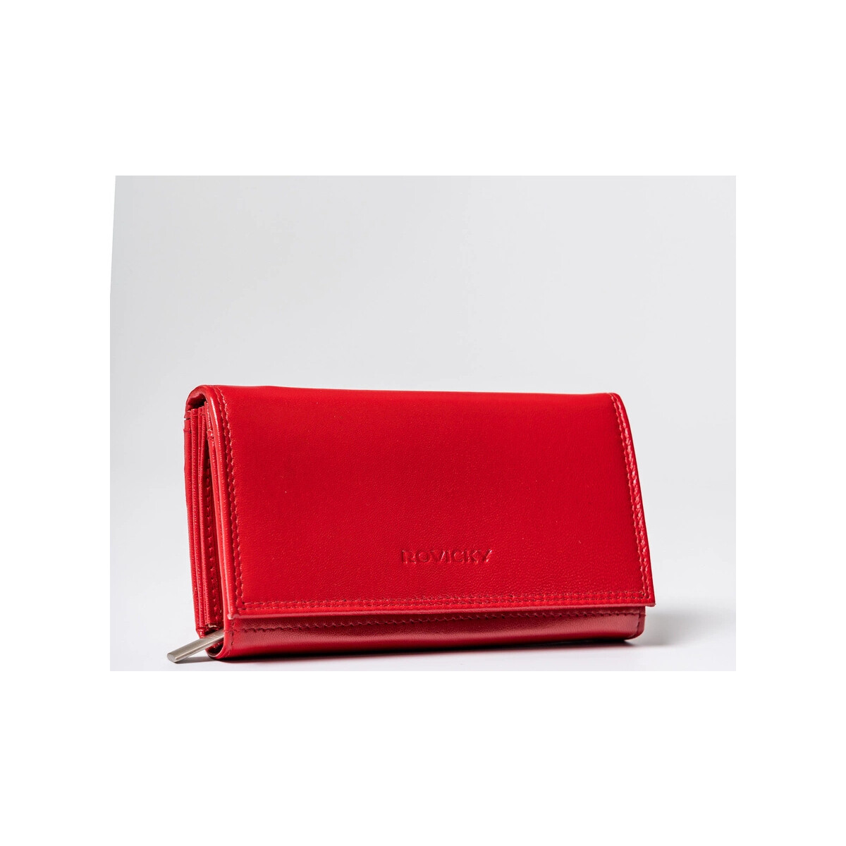 Rovicky  Dámská kožená peněženka Keiko černo-žlutá  Červená