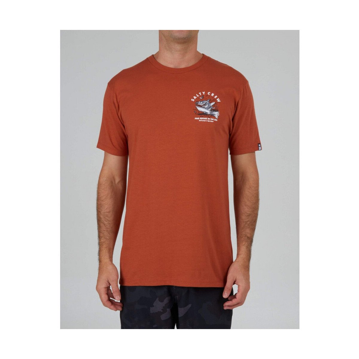 Salty Crew  Hot rod shark premium s/s tee  Oranžová