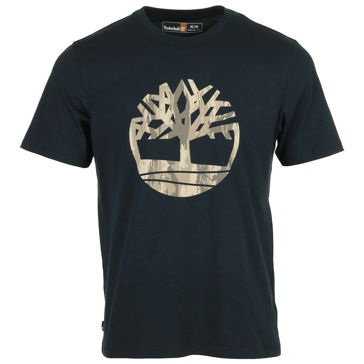 Timberland  Camo Tree Logo Short Sleeve  Modrá