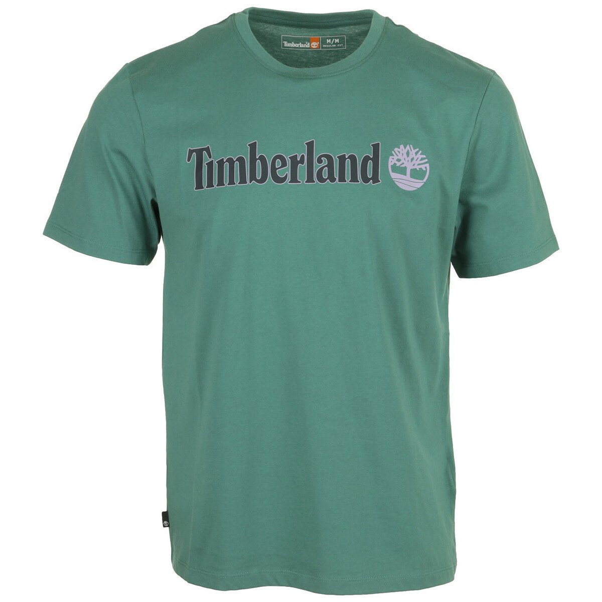 Timberland  Linear Logo Short Sleeve  Zelená