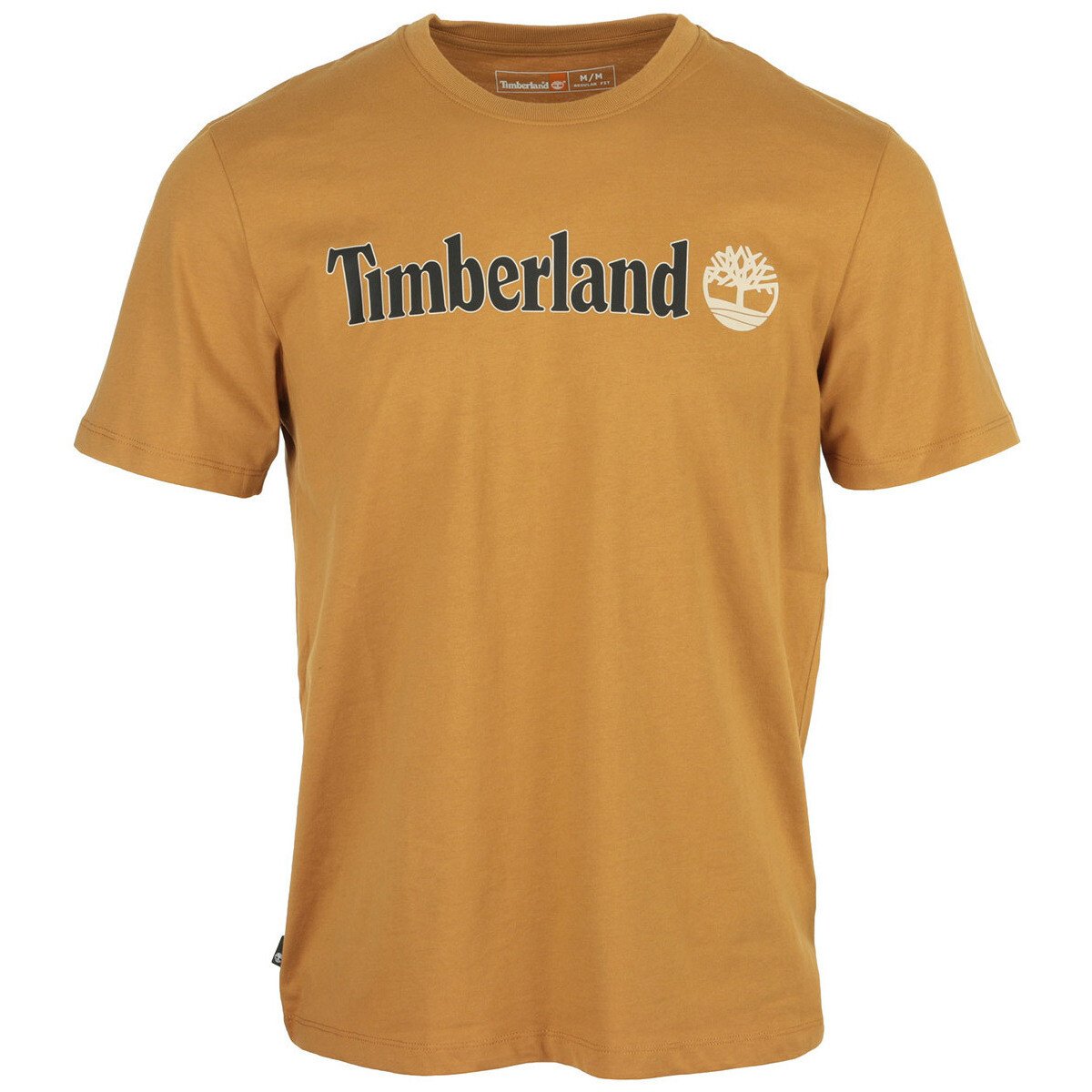 Timberland  Linear Logo Short Sleeve  Hnědá