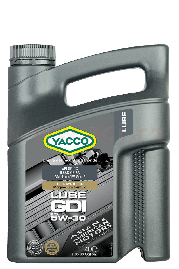 Motorový olej 5W-30 YACCO LUBE GDI - 4L