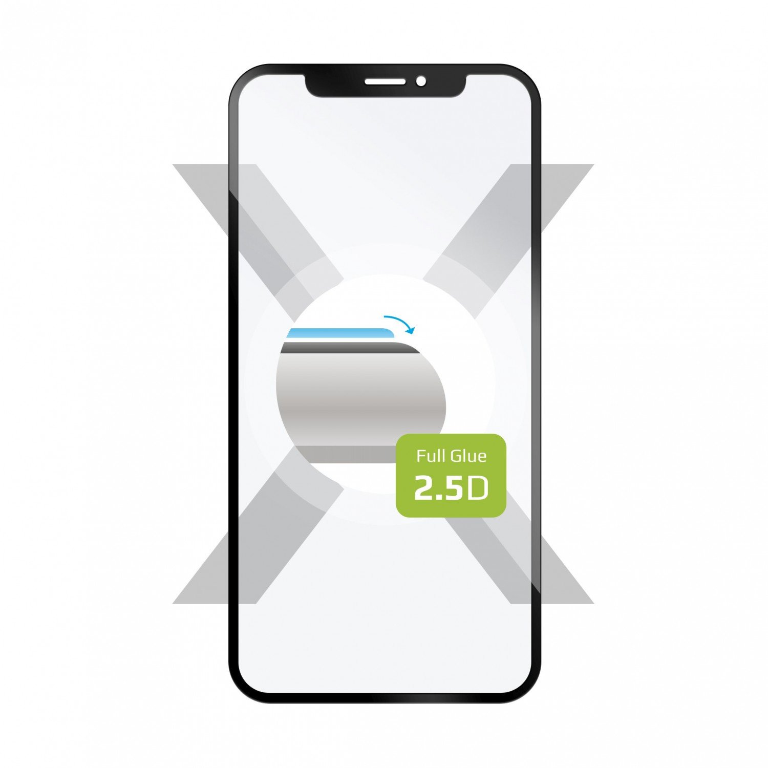 Tvrzené sklo FIXED Full-Cover pro Motorola Moto G9 Play black