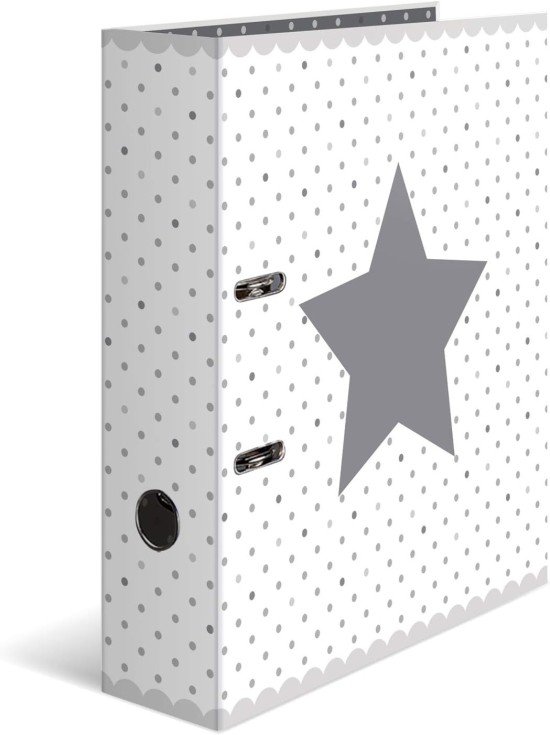 Reas Pack Pákový pořadač A4 - 7 cm - STARS - hvězda a puntíky - 7192