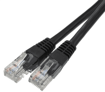 UTP Patch Kabel Neku 2x RJ45 CAT6 1m, černý