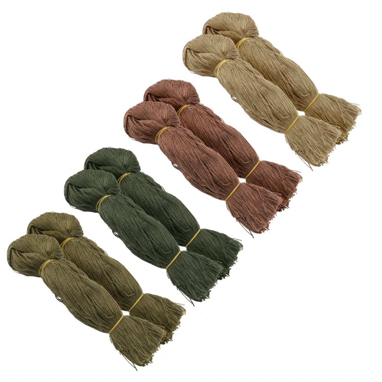 Třásně Helikon Ghillie Fiber Yarns 4 barvy 8 ks - barevné