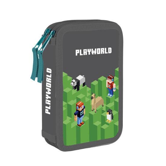 Oxybag Dvoupatrový školní penál - prázdný - Playworld - 8-53024