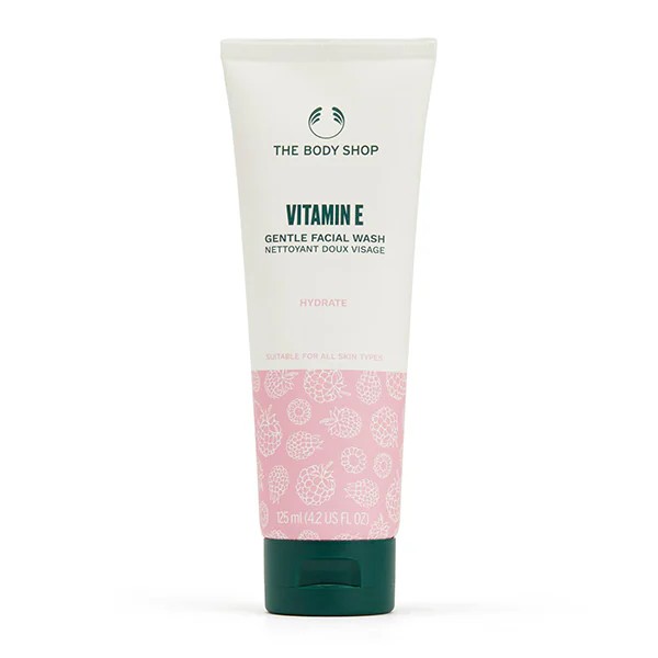 The Body Shop Jemný mycí gel s vitamínem E pro všechny typy pleti Vitamin E (Gentle Facial Wash) 125 ml