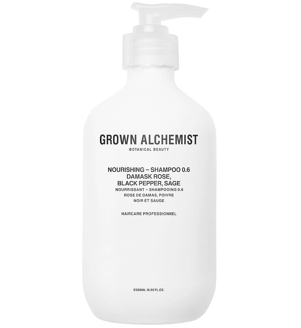 Grown Alchemist Vyživující šampon Damask Rose, Black Pepper, Sage (Nourishing Shampoo) 500 ml