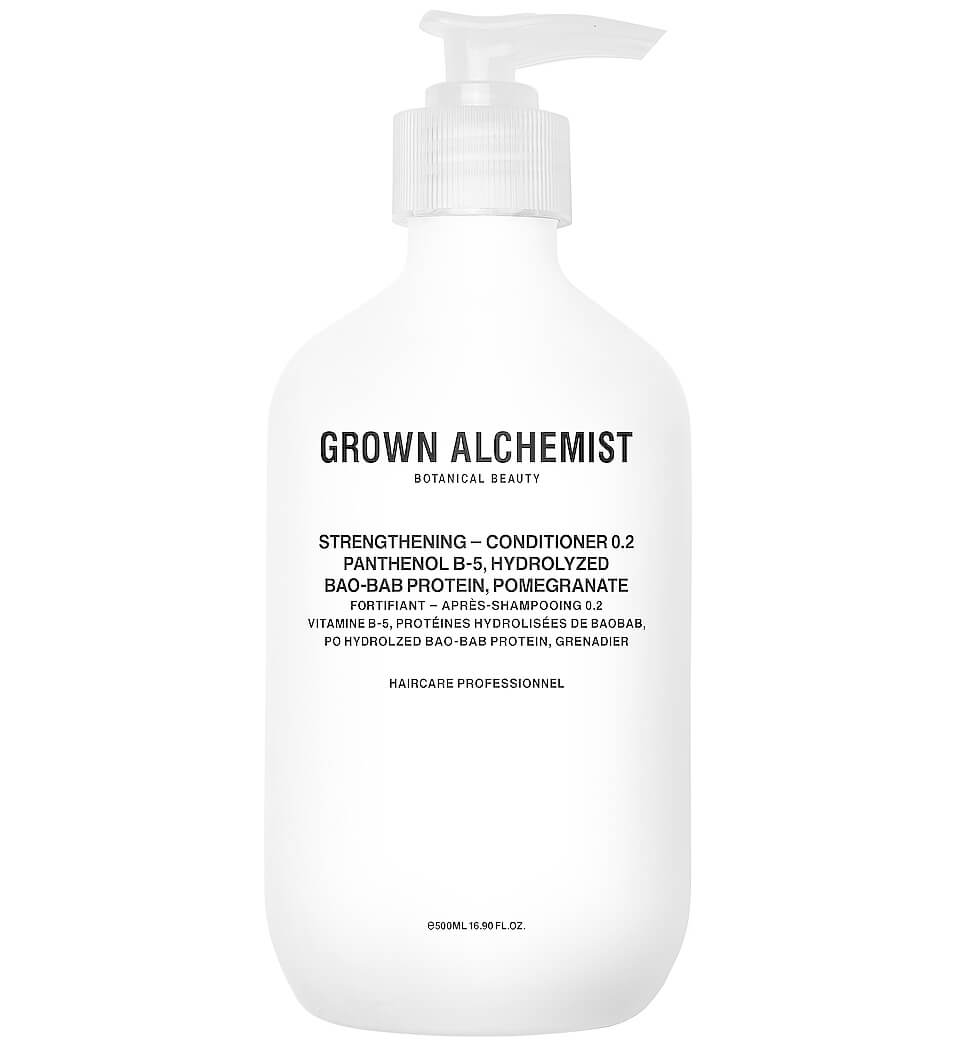 Grown Alchemist Posilující kondicionér Hydrolyzed Bao-Bab Protein, Calendula, Eclipta Alba (Strengthening Conditioner) 500 ml