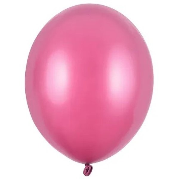 Balónky latexové metalické magenta 23 cm 1 ks