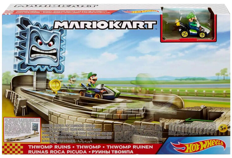 MPK Toys Hračka Hot Wheels - Mario Kart Revenge Track Asst - Luigi