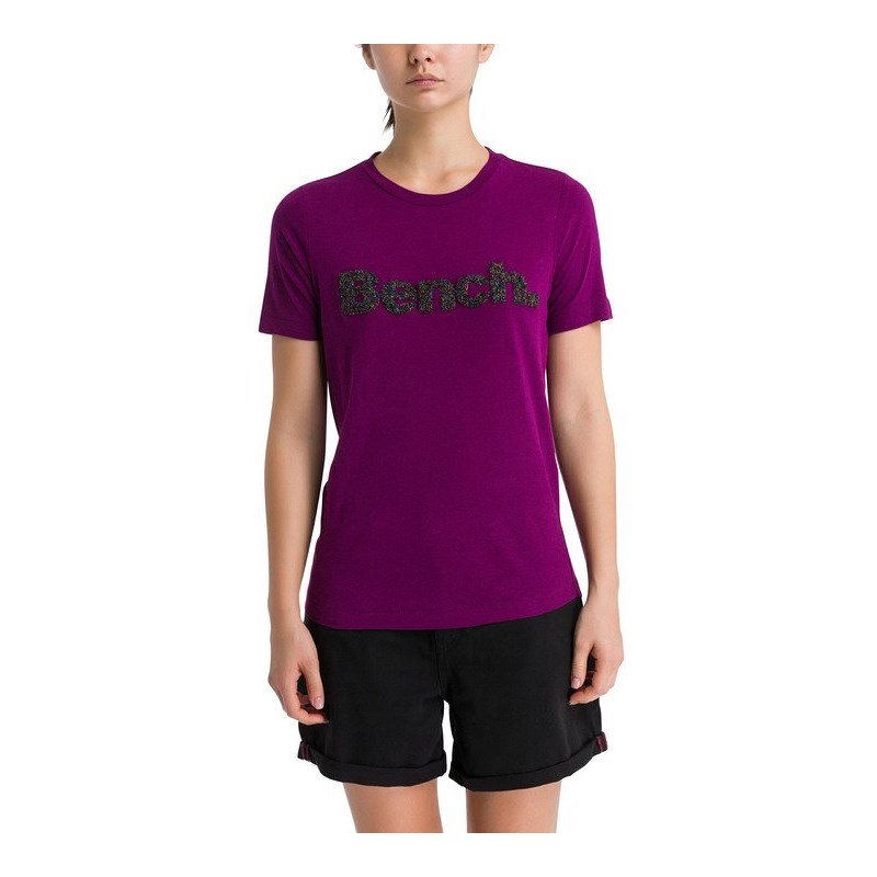 triko BENCH - Corp Logo Tee Plum Caspia (PU11461) velikost: S