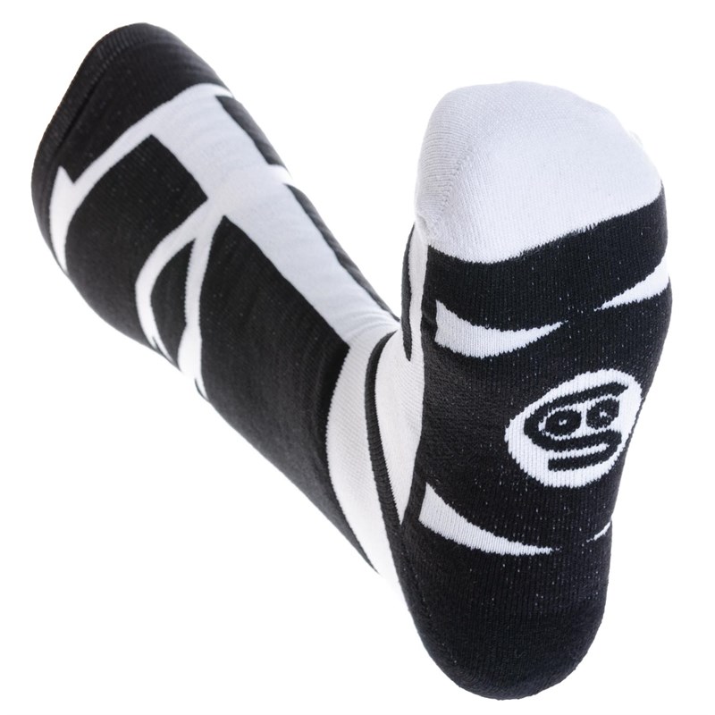 ponožky STINKY - Indiana Black/White (BLACK/WHITE)