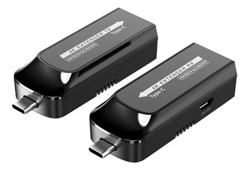 PremiumCord USB-C na USB-C extender přes Cat6/6A/7 rozlišení 4K@60Hz na 60m