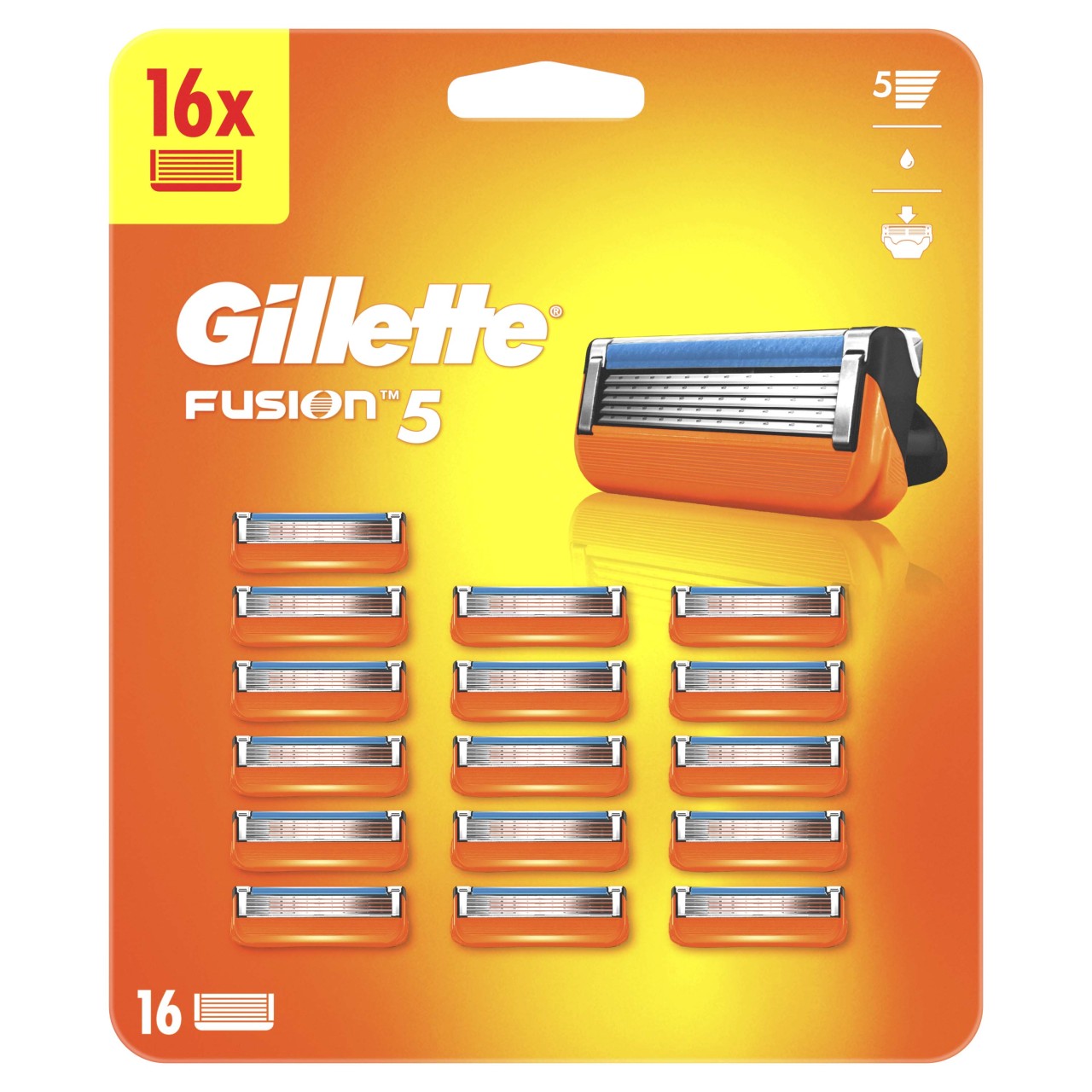 Gillette Fusion Manual Náhradní Hlavice Holení 1 kus