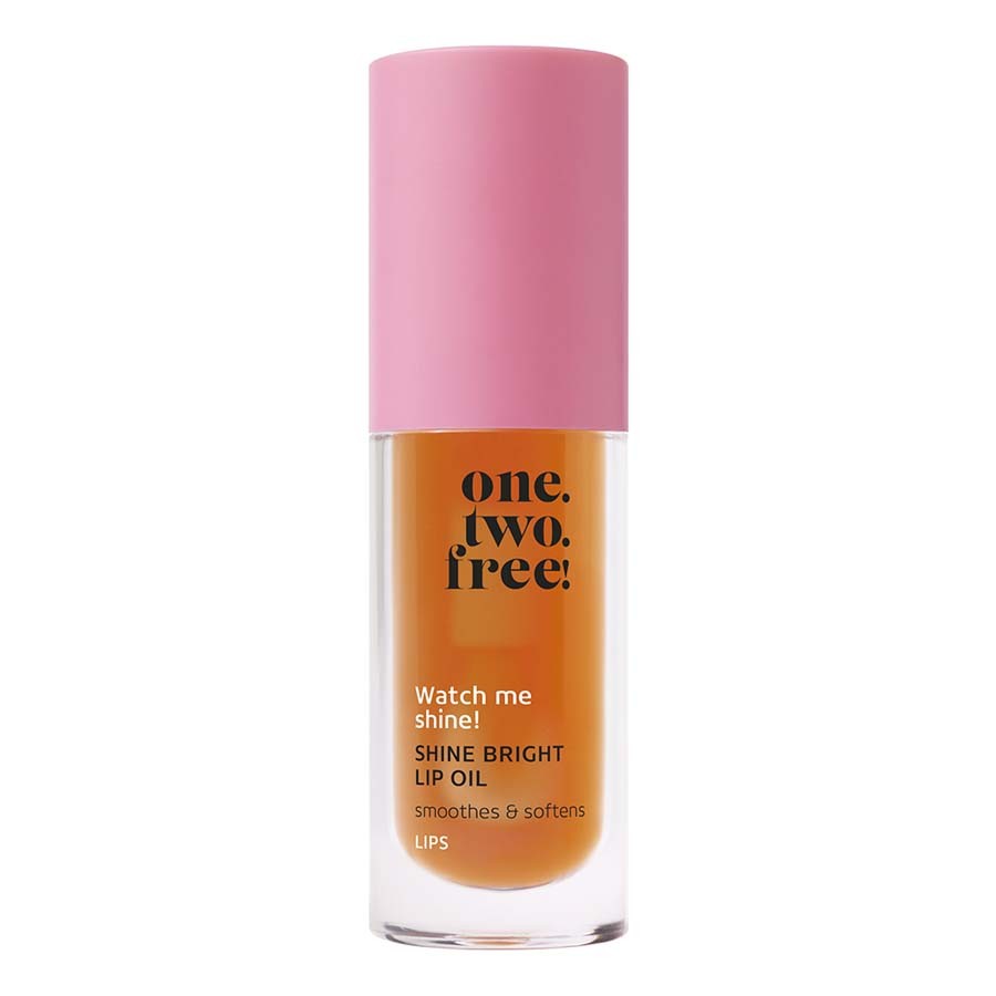 One.Two.Free! Shine Bright Lip Oil Peach Olej Na Rty 5 ml