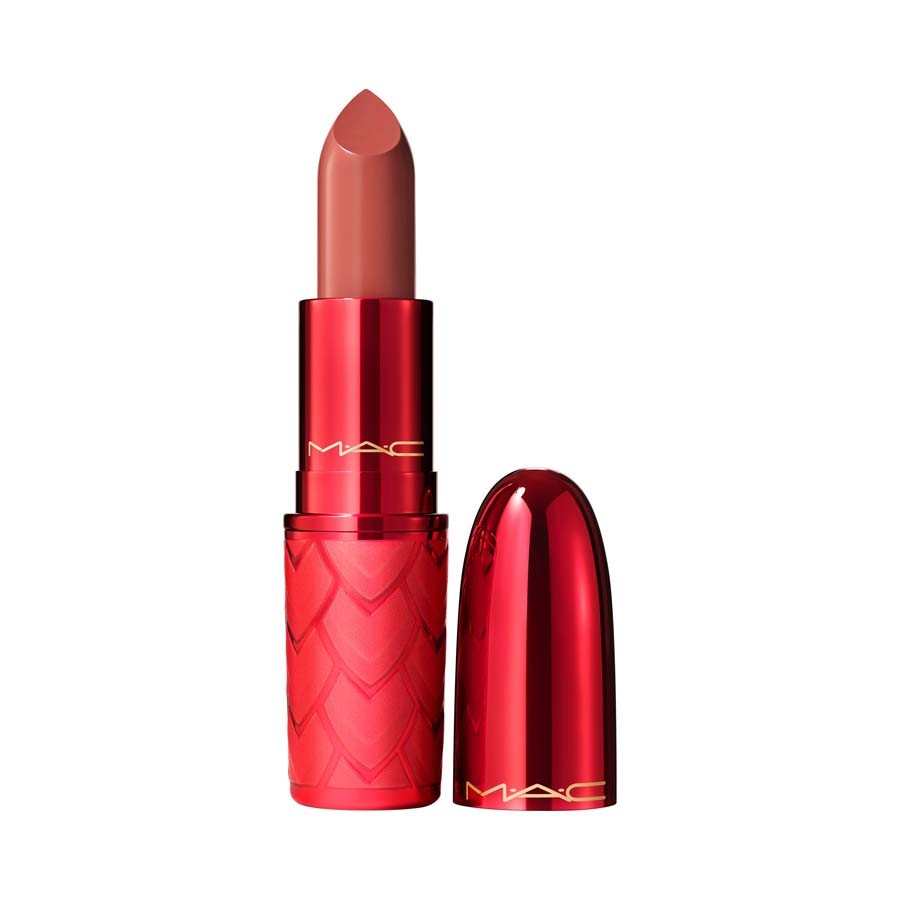 MAC Lustreglass Lipstick Luck Has It Rtěnka 3 g