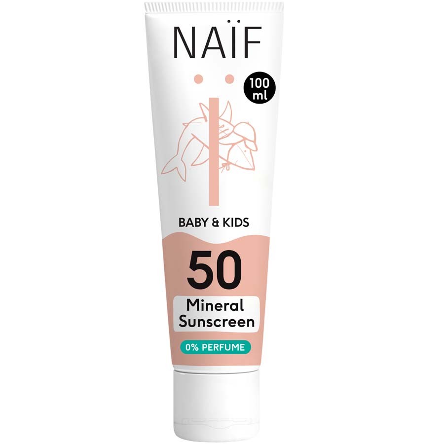 NAÏF Sunscreen SPF50 0% Parfemace Krém Na Opalování 100 ml