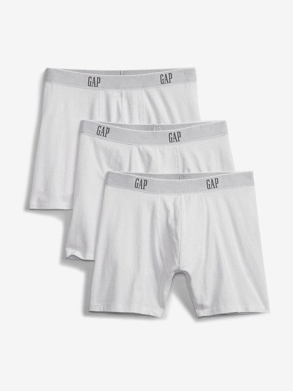 GAP Boxerky 3 ks Bílá