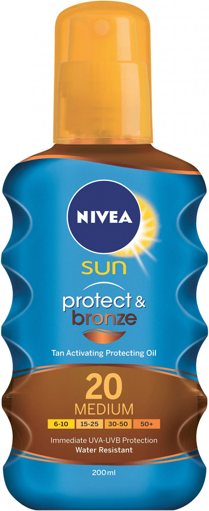 NIVEA SUN opalovací olej OF20 200ml 86037