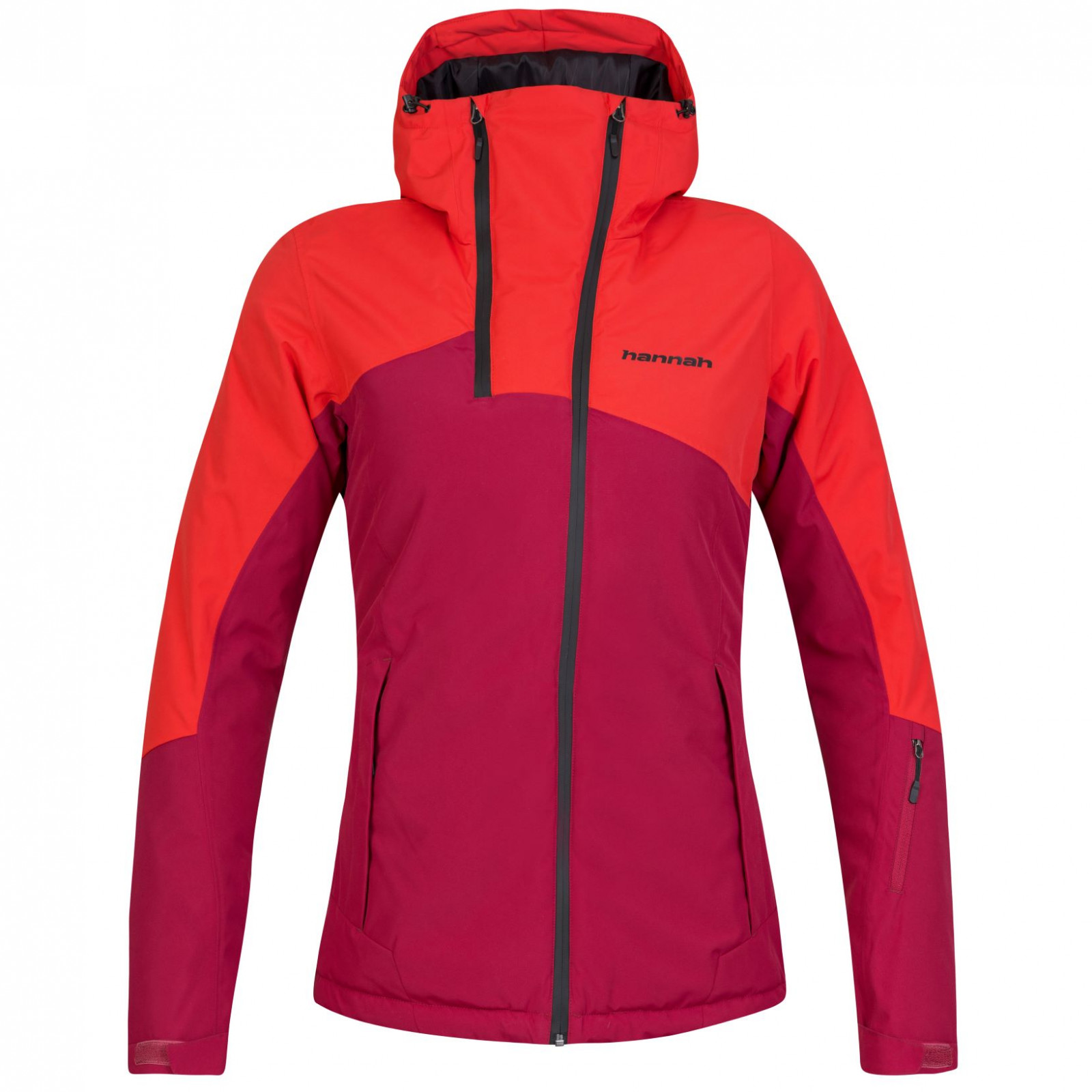 Dámská lyžařská bunda Hannah Maky Col Velikost: M / Barva: růžová/fialová