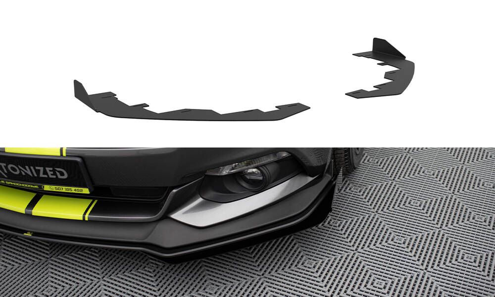 Maxtondesign Boční spoilery pod přední nárazník Ford Mustang GT Mk6   2014 - 2017