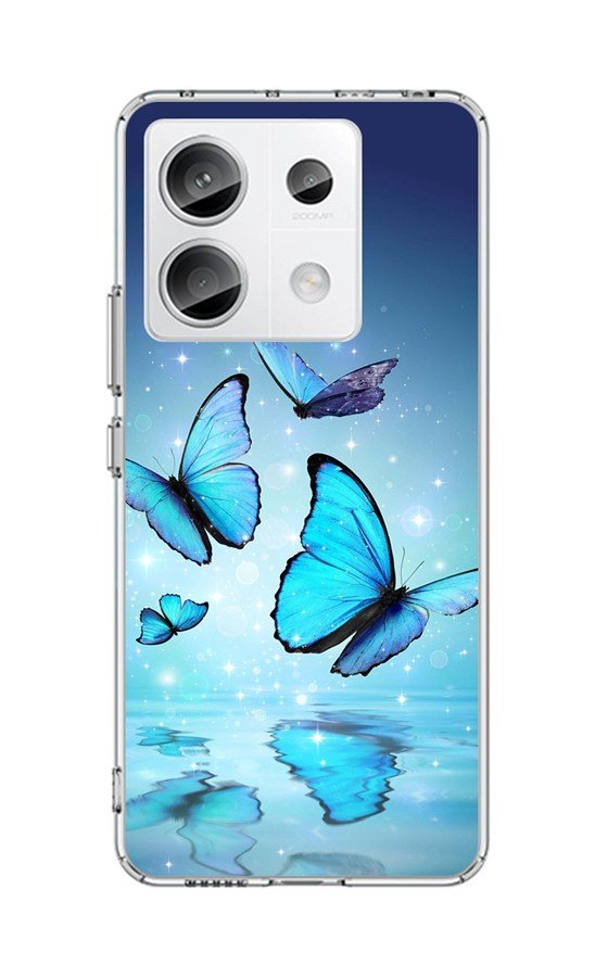 Kryt TopQ Image Xiaomi Redmi Note 13 Pro 5G Image pevný Modří motýlci 122430
