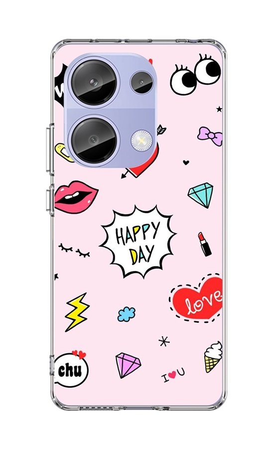 Kryt TopQ Image Xiaomi Redmi Note 13 Pro Image pevný Happy Day 122426