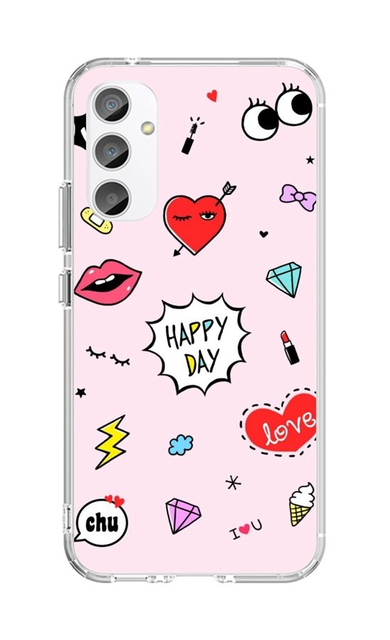 Kryt TopQ Image Samsung A34 Image pevný Happy Day 121622