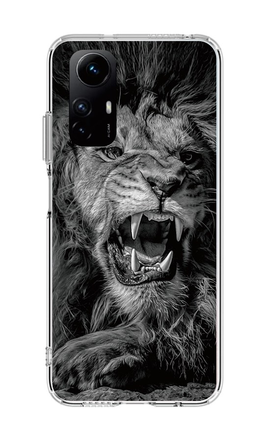 Kryt TopQ Image Xiaomi Redmi Note 12S Image pevný Černobílý lev 121610