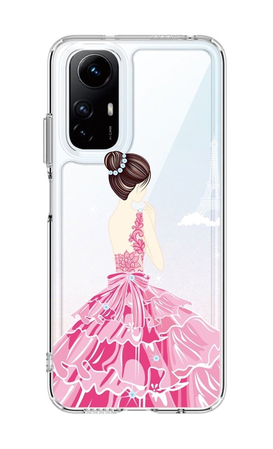 Kryt TopQ Image Xiaomi Redmi Note 12S Image pevný Pink Princess 121589