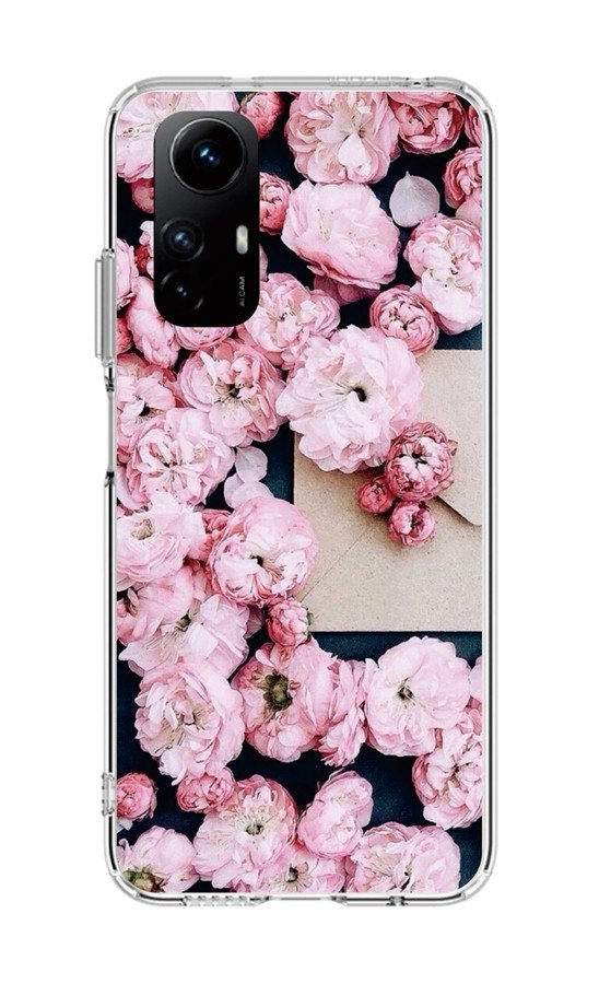 Kryt TopQ Image Xiaomi Redmi Note 12S Image pevný Růžové květy 121579