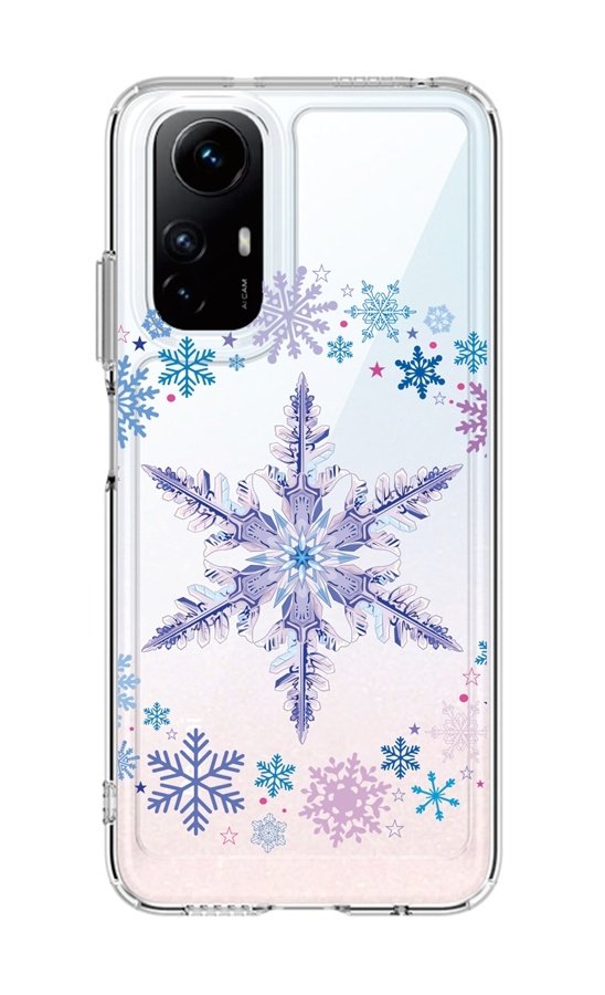 Kryt TopQ Image Xiaomi Redmi Note 12S Image pevný Snowflake 121578