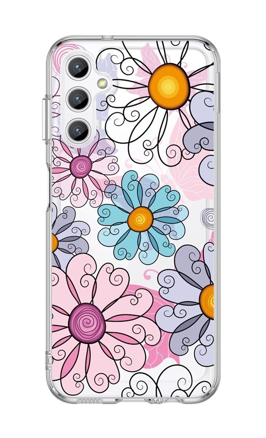 Kryt TopQ Image Samsung A14 Image pevný Colorful Daisy 121479