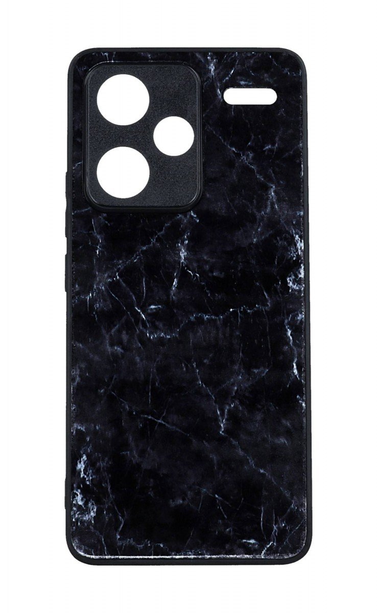 Kryt TopQ Marble Xiaomi Redmi Note 13 Pro+ 5G pevný Smoky Black 121022