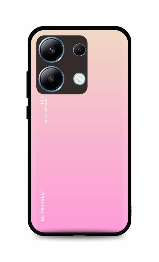 Kryt TopQ LUXURY Xiaomi Redmi Note 13 pevný duhový meruňkový 120977