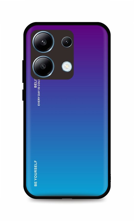 Kryt TopQ LUXURY Xiaomi Redmi Note 13 pevný duhový purpurový 120976