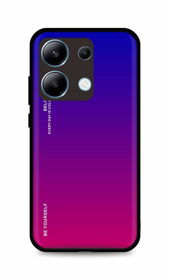 Kryt TopQ LUXURY Xiaomi Redmi Note 13 pevný duhový fialový 120975