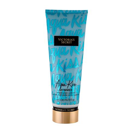 Victoria's Secret Aqua Kiss Shimmer dámské třpytivé tělové mléko 236 ml pro ženy