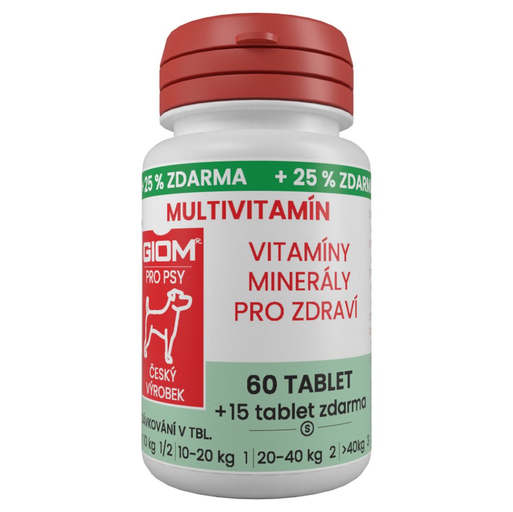 GIOM Multivitamín 60 tablet + 25% zdarma