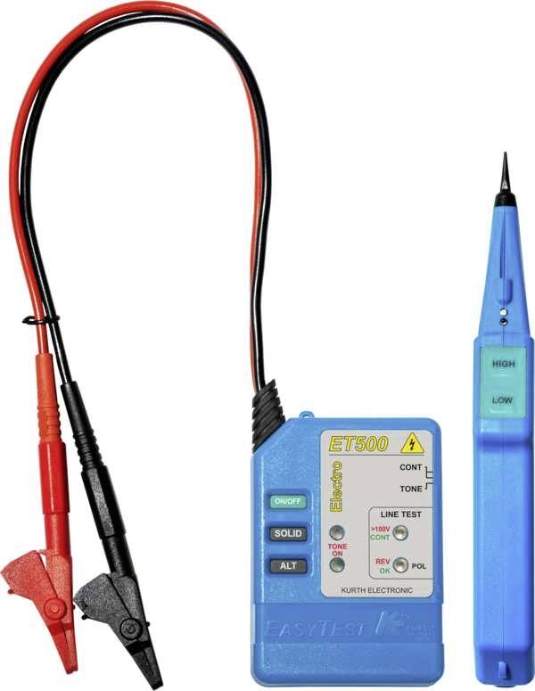 Kurth Electronic KE501 detektor kabelů detekce nepřerušeného kabelu, identifikace , sledování kabelů, přerušení