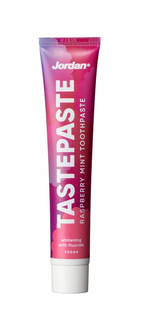 Jordan Tastepaste Raspberry Mint zubní pasta, 50 ml