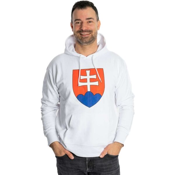 Kappa LOGO NATHAN Pánská mikina, bílá, velikost