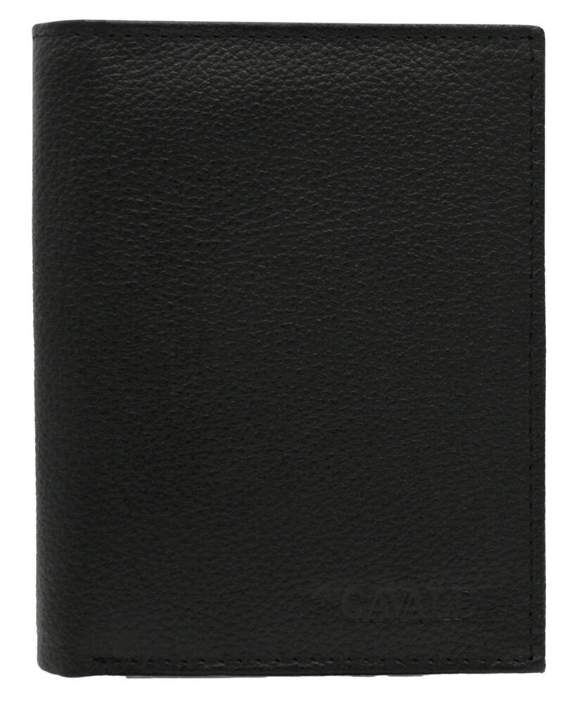 4U Cavaldi Pánská kožená peněženka Slang černá One size