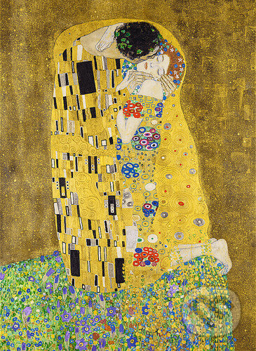 Dřevěné puzzle Art Gustav Klimt Polibek - Trefl