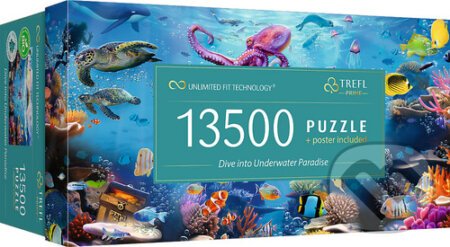 Puzzle UFT Ponoření do podmořského ráje - Trefl