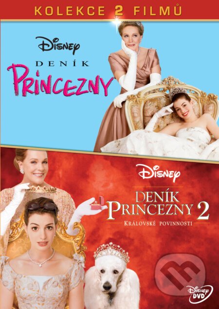 Deník princezny kolekce 1+2 DVD